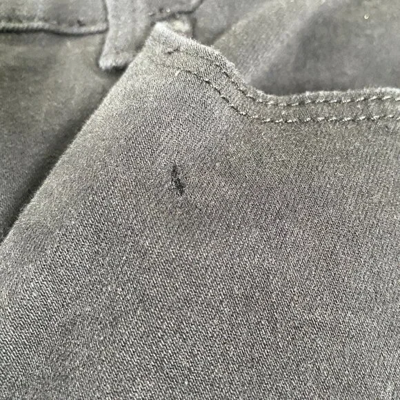 Talbots PETITE Flawless Straight Leg Denim Jeans Women's 10P High Rise Black - Picture 14 of 14